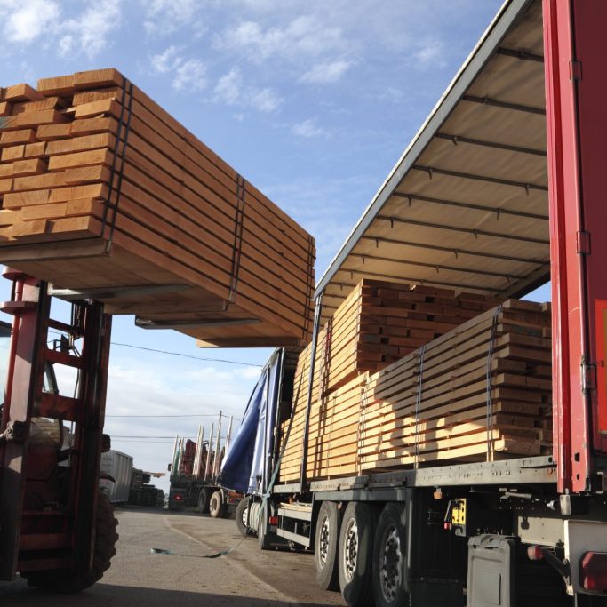 Freight secured for shipment