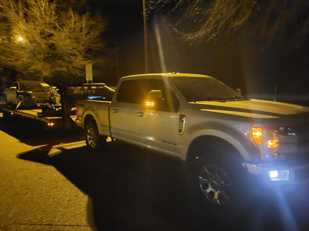 Vehicle prepared for transport