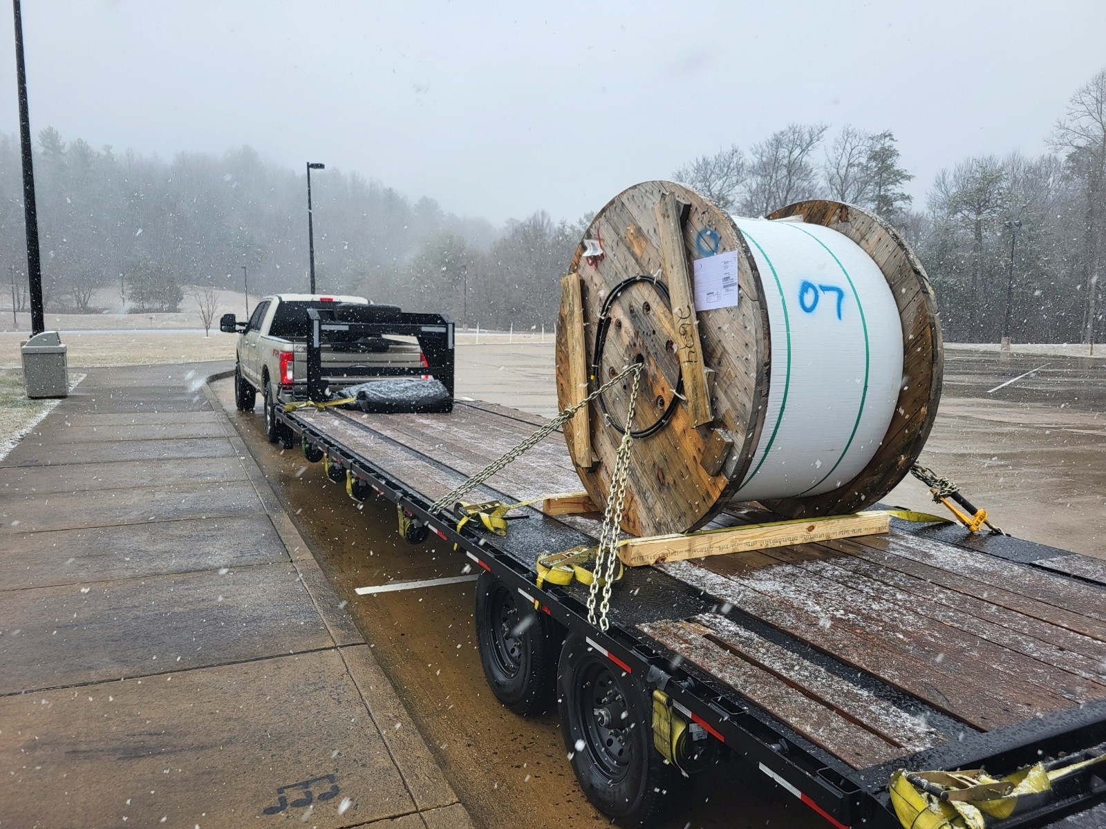 Equipment transport load